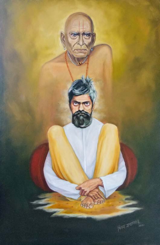 Oil Colour on Canvas (Set of 2)